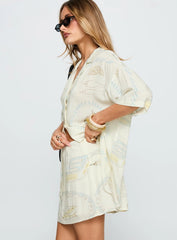 Caraliia Mini Skirt Cream