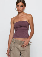 Round The World Strapless Purple