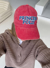 Princess Polly Dad Cap Red