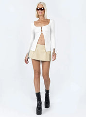 Waylett Long Sleeve Top White