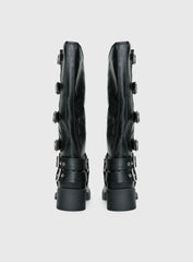 Buckle Down Boots Black