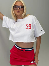 Boston University Track Top White