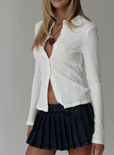 Luther Long Sleeve White