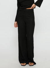 Jaede Knit Pants Black