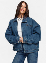 Riina Bomber Jacket Denim