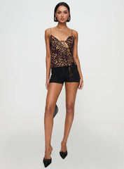 Mariah Top Leopard