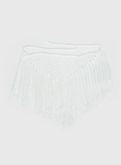 Karlotta Tassel Sarong White