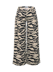 Ramos Low Rise Wide Leg Jeans Tiger
