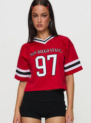 SDSU Football Jersey Red