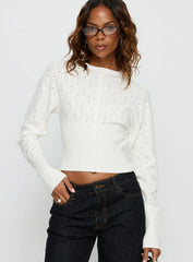 Head In The Clouds Cardigan Cream