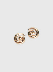 Sold On You Spiral Earrings Gold