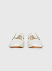 Billini Finnegan Ballet Flats Bone Patent