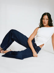 Darla Low Rise Straight Jean Dark Wash Petite