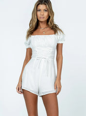 Cinzia Romper White