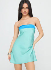 Phillipa Mini Dress Aqua