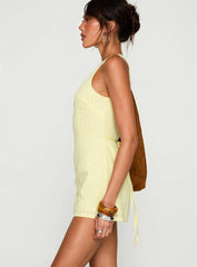 Yumiko Romper Yellow Petite