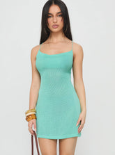 Cote Mini Dress Aqua
