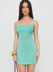 Cote Mini Dress Aqua