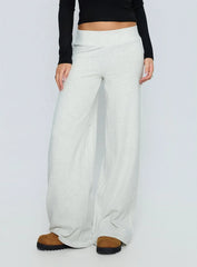 Ascenda Straight Leg Track Pant Grey Marle