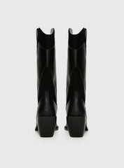 Takes You Far Cowboy Boot Black