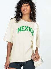 Mexico Graphic Tee Off White