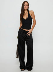 Soulstar Satin Pants Black