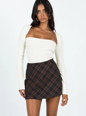Fike Mini Skirt Charcoal