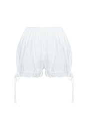 Invisible String Lace Sleep Short White