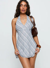 Best Mistake Halter Mini Dress Multi