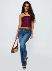 Ruwi Top Burgundy