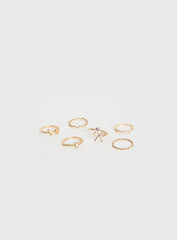 Symmetry Ring Pack Gold