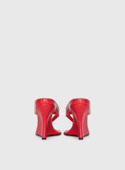 Nylah Wedge Heels Red Croc