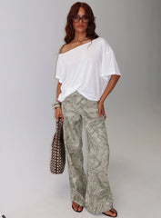 Winny Off Shoulder Tee White