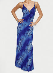 Lauraline Maxi Dress Blue