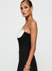 Evette Bodysuit Black / White