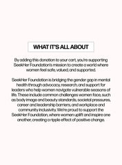 Donate 1 USD to Support SeekHer Foundation