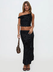 Look At You Go Asymmetrical Set Black