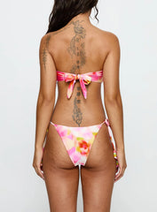 Drench Bikini Bottoms Pink Floral