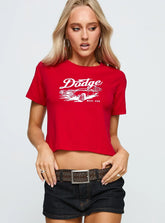 Dodge Classic Graphic Top Red