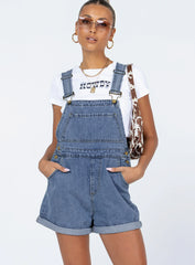 Kacey Overalls Blue Denim
