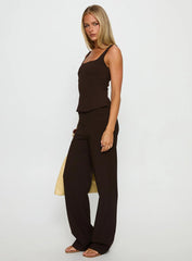 Kinsie Tailored Pants Brown