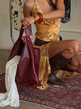 Treat Me Nice Oversized Shoulder Bag Red