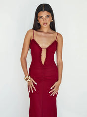 Capisce Maxi Dress Red Petite
