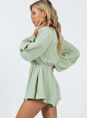 Morton Romper Sage