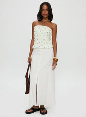 Jasmira Maxi Skirt White