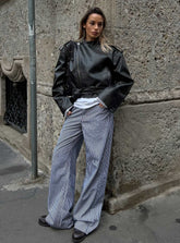 Top Model Jean Navy Stripe