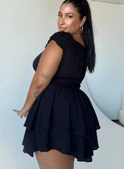 Tahiti Romper Black Curve