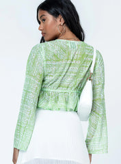 Zenith Long Sleeve Top Green