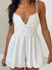 Della Romper White