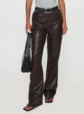 Nolene Low Rise Pants Chocolate